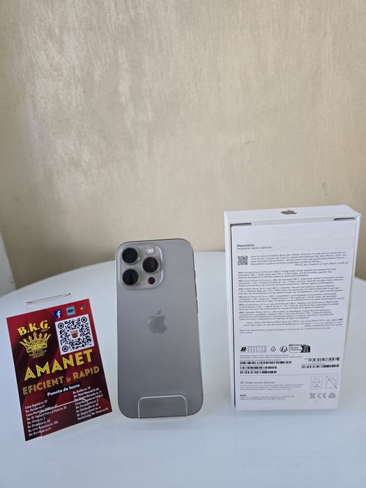 Iphone 16 Pro 256gb Amanet BKG