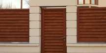 Garduri din panouri stil jaluzea de diferite modele si dimensiuni