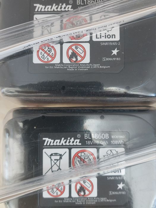 Baterii  Aftermarket Makita Li Ion, 18 , 6 Ah,cu Led indicator rosu