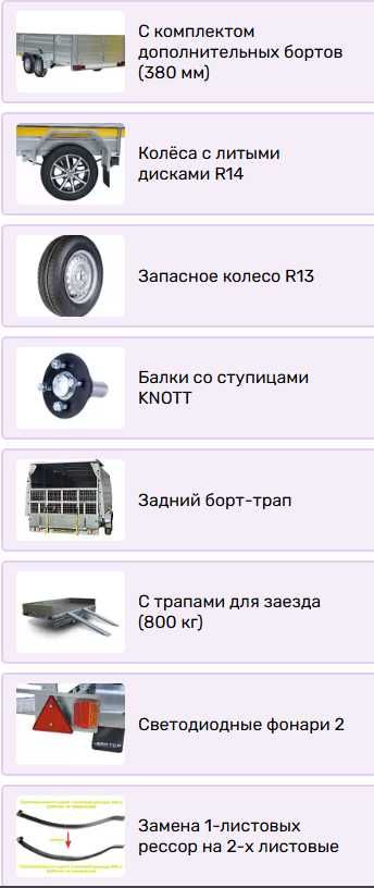 Прицеп ВЕКТОР 81013Е 5.0, кузов 5,0х1,8, с документами для ЦОН