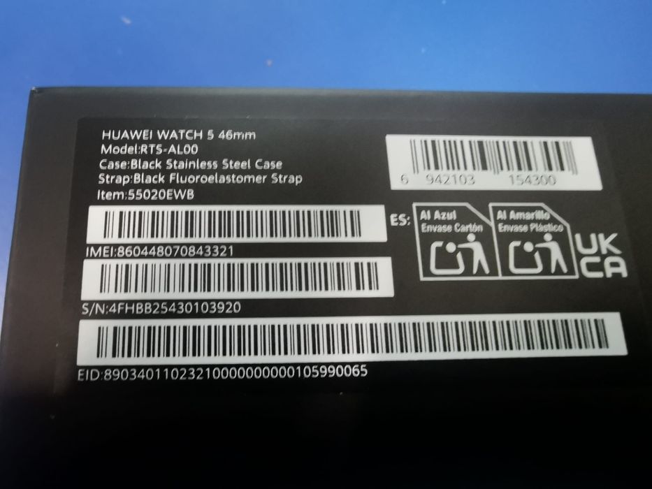 Huawei watch 5 Lte Esim și wifi 46 mm Nou