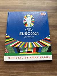 Topps album Euro 2024 gol nou hardcover - pentru stickers