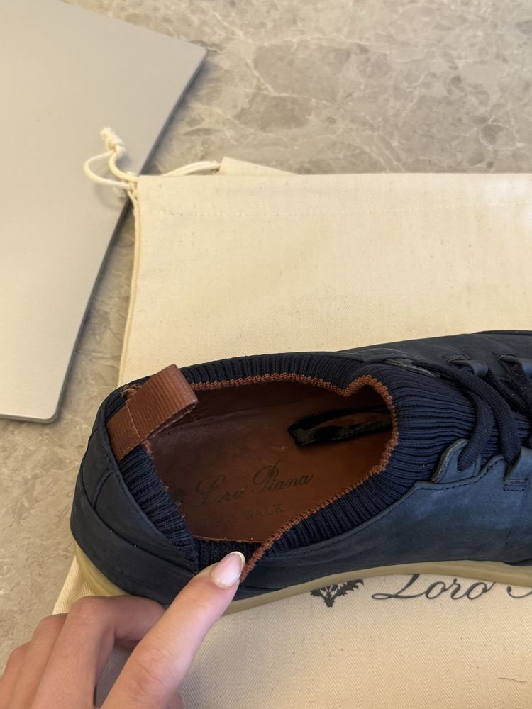 Loro piana Soho Walk Sneakers 42 navy