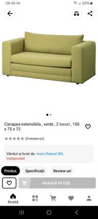 Vand canapea Ikea