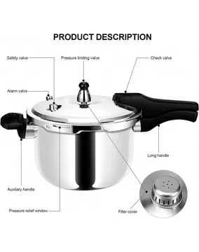 Тенджера под налягане с дръжка 8л. и 10л
