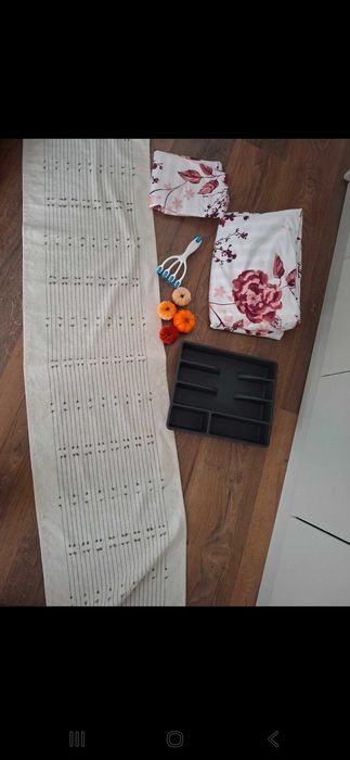 Lenjerie de pat 150 ×200 Lidl ,traversă Ikea si suport linguri nou