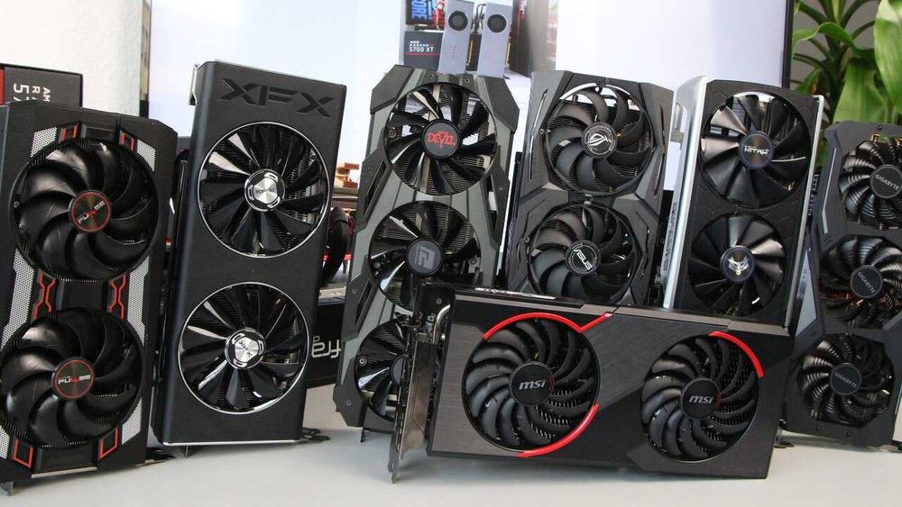 Видеокарты-Video cards Бренды в количестве