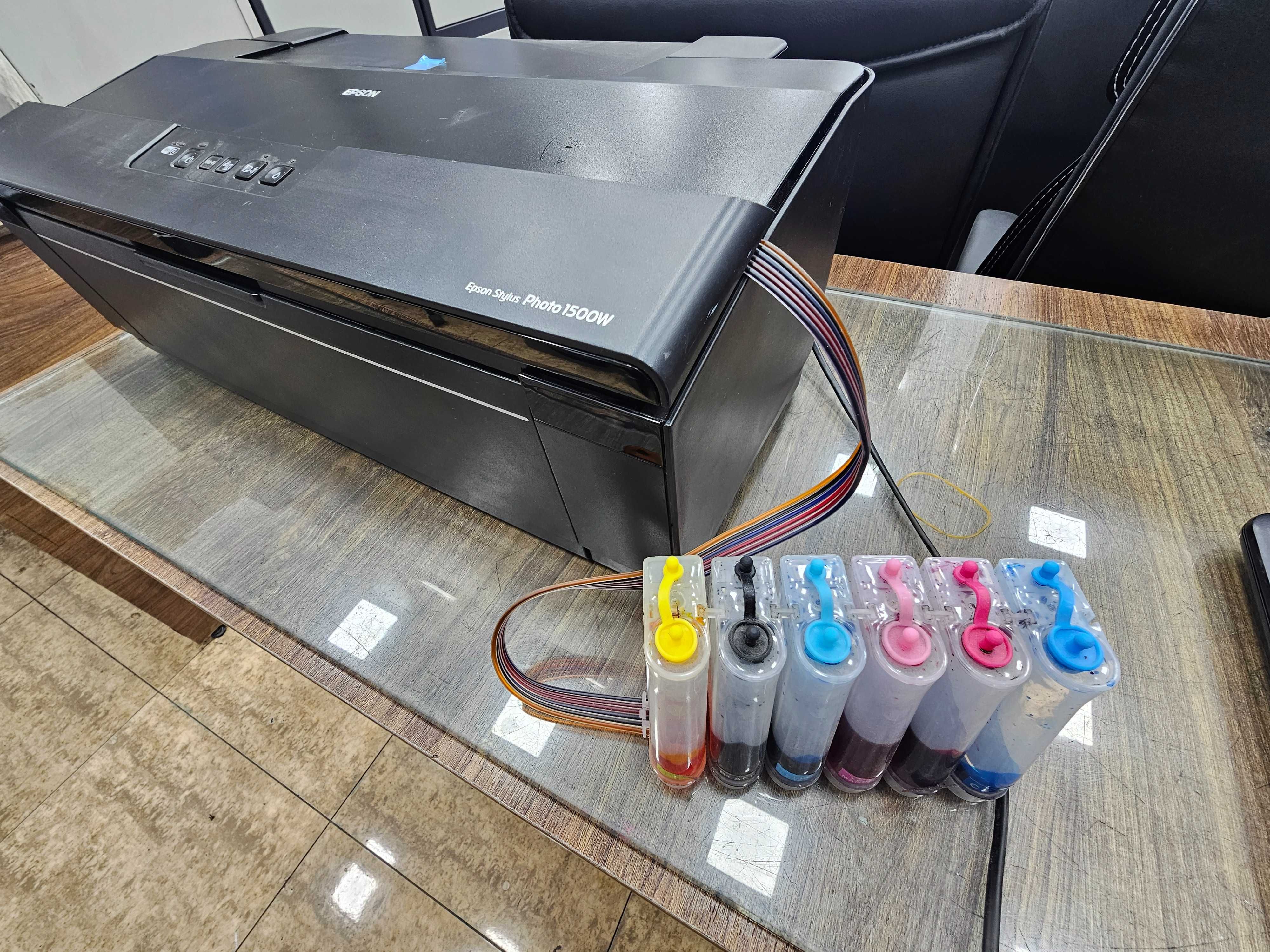 Epson 1500 A3 A4 Farmat Printer 6 Ta Rangli Yangiday