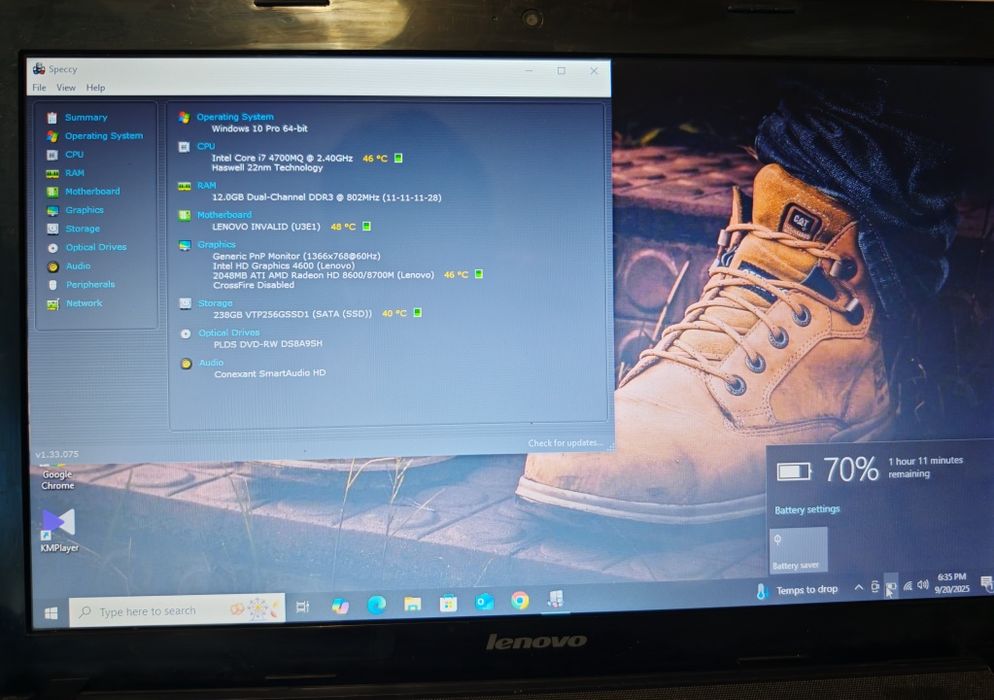 Laptop Lenovo i7 gen4
