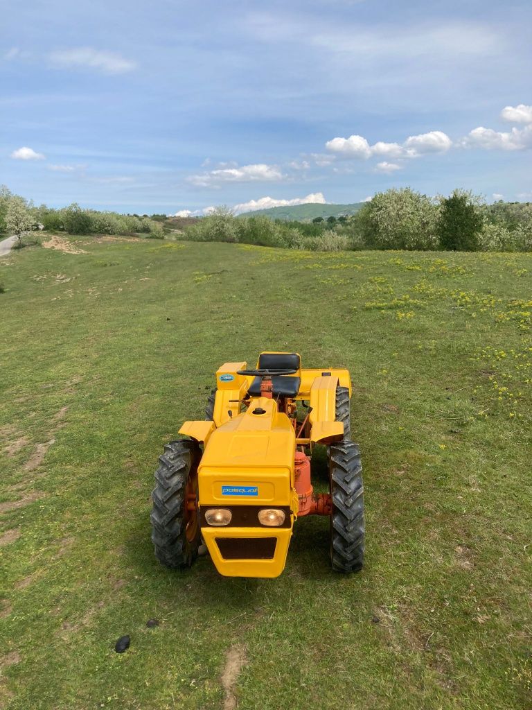 Tractoras pasquali 4x4 de 21 cp cu freza