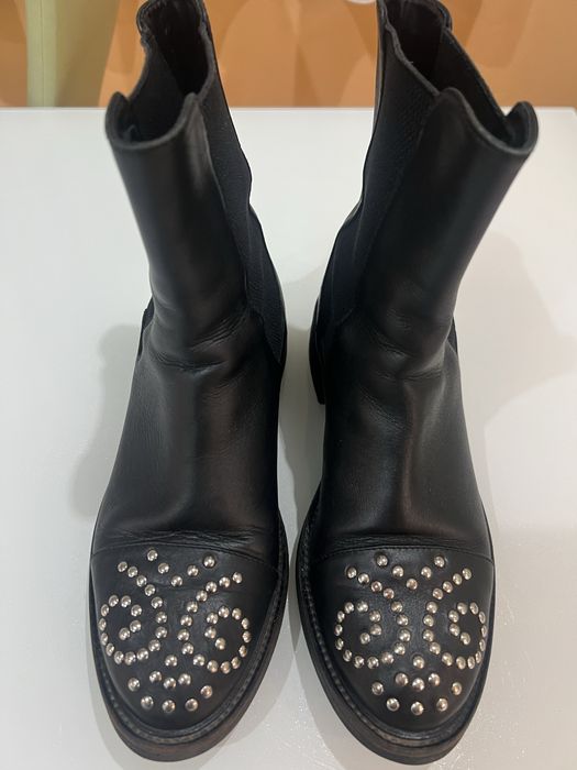 Кожени дамски боти