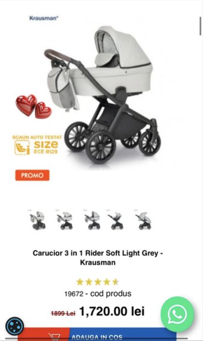 Krausman Carucior 3 in 1