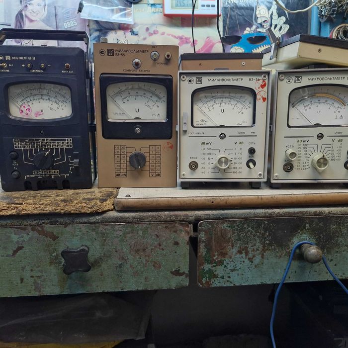 Вольтметры, милливольтметры