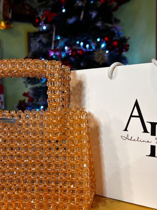 Handmade bag beaded