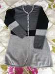 Cardigan lana casmir negru gri