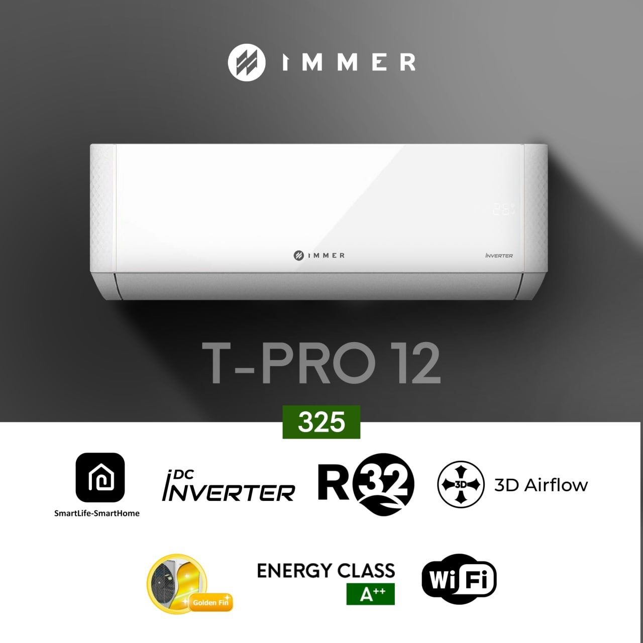 Кондиционер Immer T-Pro 12 Inverter оптовая цена