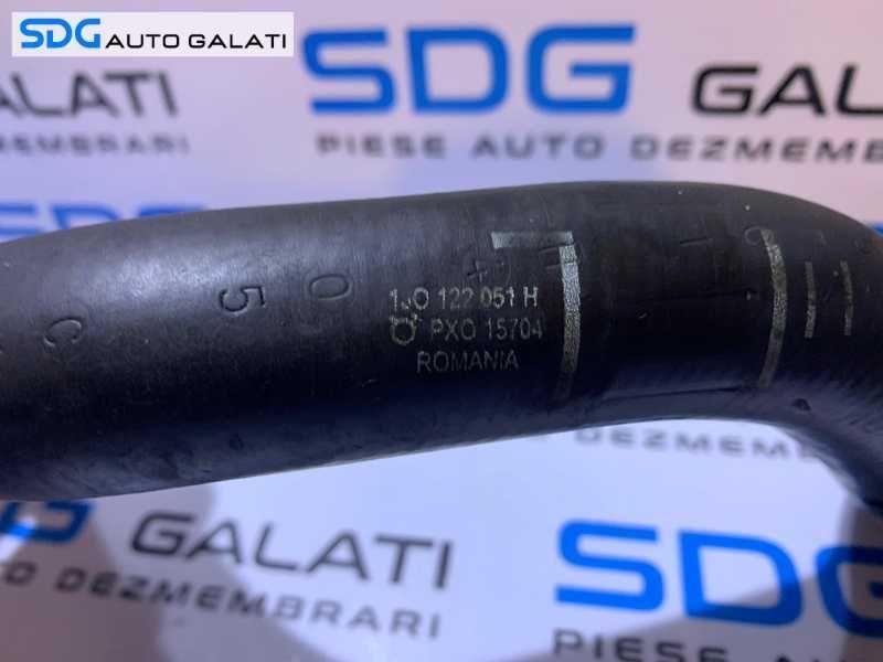 Furtun Conducta Radiator Apa Lichid Racire Motor Antigel Skoda Octavia 1 2.0 AQY APK AZH AEG AZH AZJ 1997 - 2011 Cod 1J0122051H