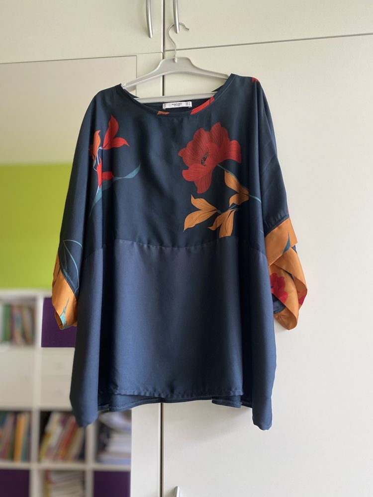 Bluza Mango XL cu motiv floral