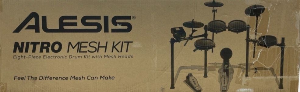 Електронен барабанен сет,  модел Alesis Nitro Mesh Kit.