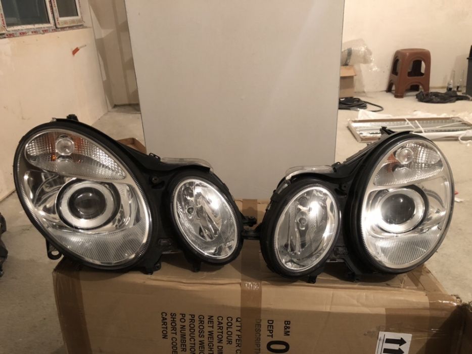 Фар завиващ ляв мерцедес w211 биксенон