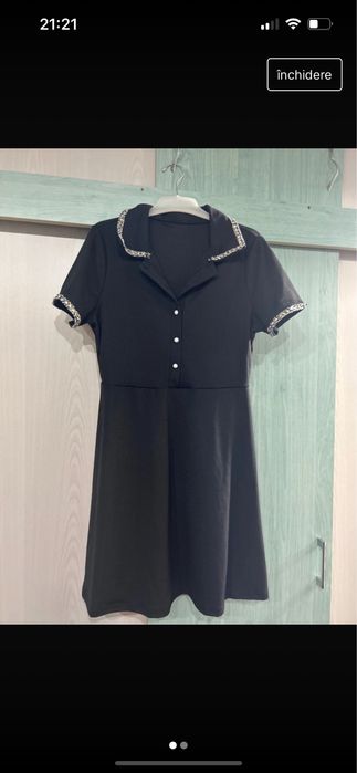 Rochie neagra scurta