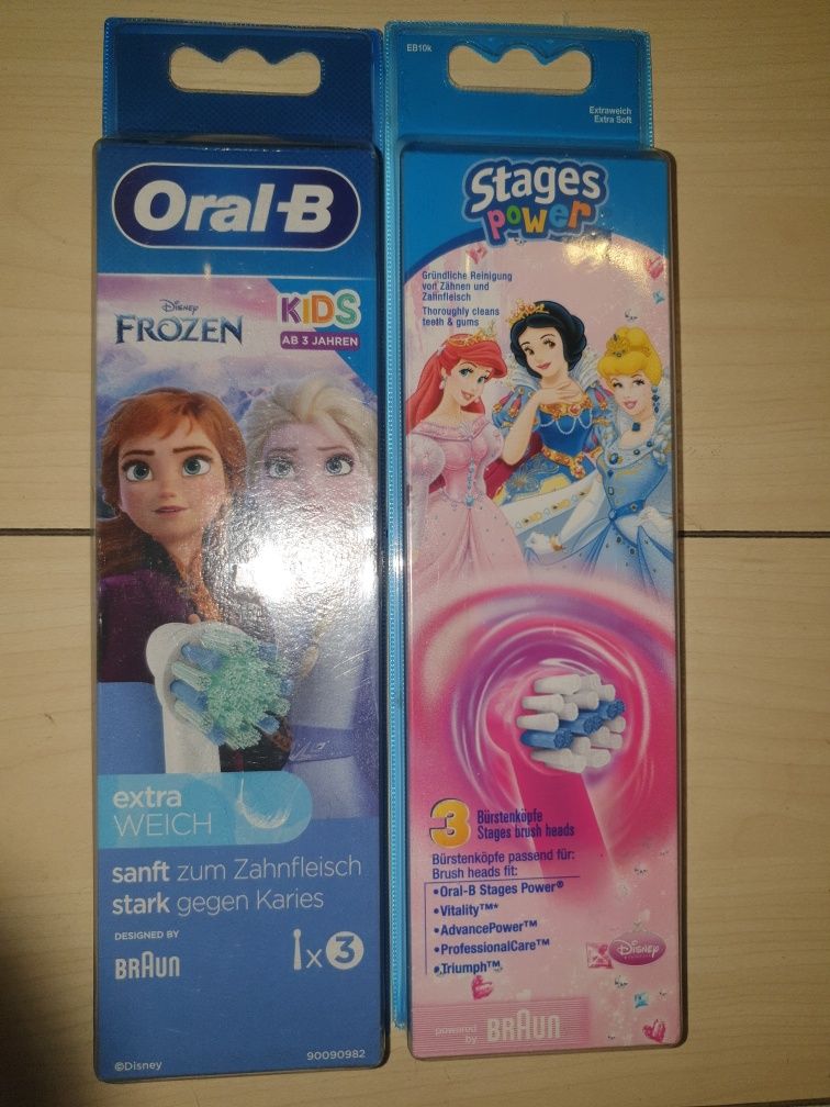 Set 4 rezerve Oral b kids copii nou