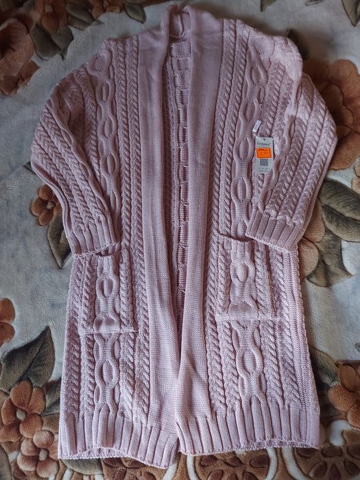Кардиган розовый новый