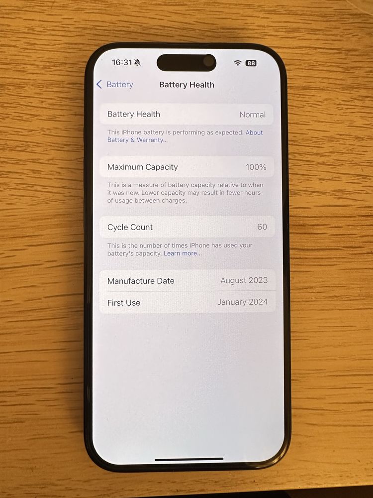 IPhone 15 Pro 128GB Blue Titanium