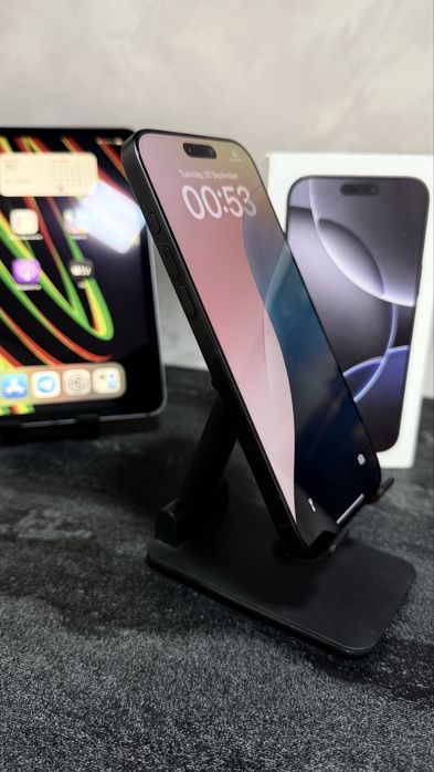iPhone 16 Pro Max Black Titanium 256GB New 2 iMei Reg