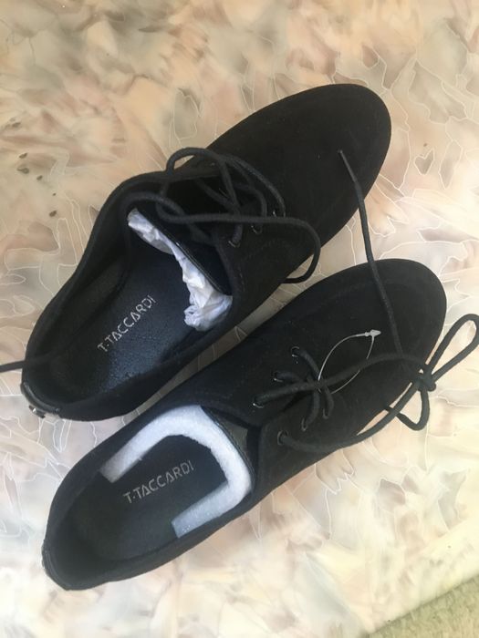 Туфли закрытые замшевые новые