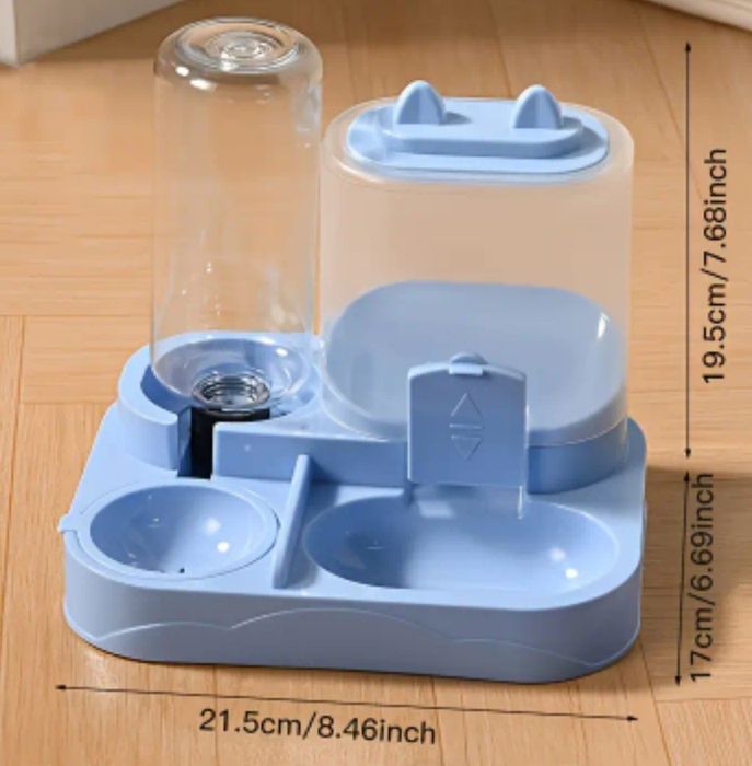 Dozator apa si hrana pisici