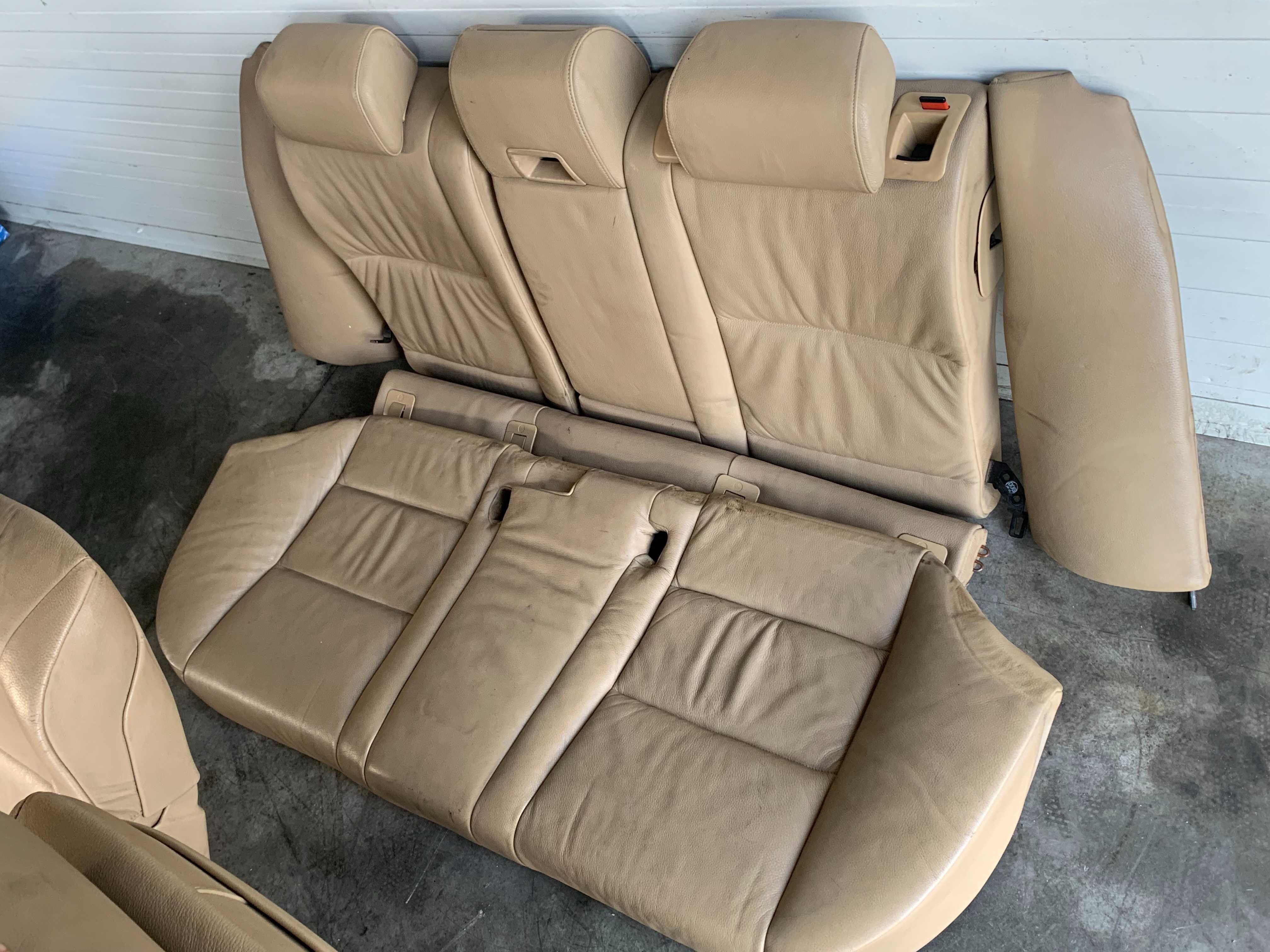 interior Comfort bej/crem cu perdelute Bmw seria 5 E61 Touring
