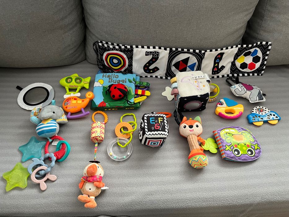 Голям лот сензорни играчки 0-6+ м