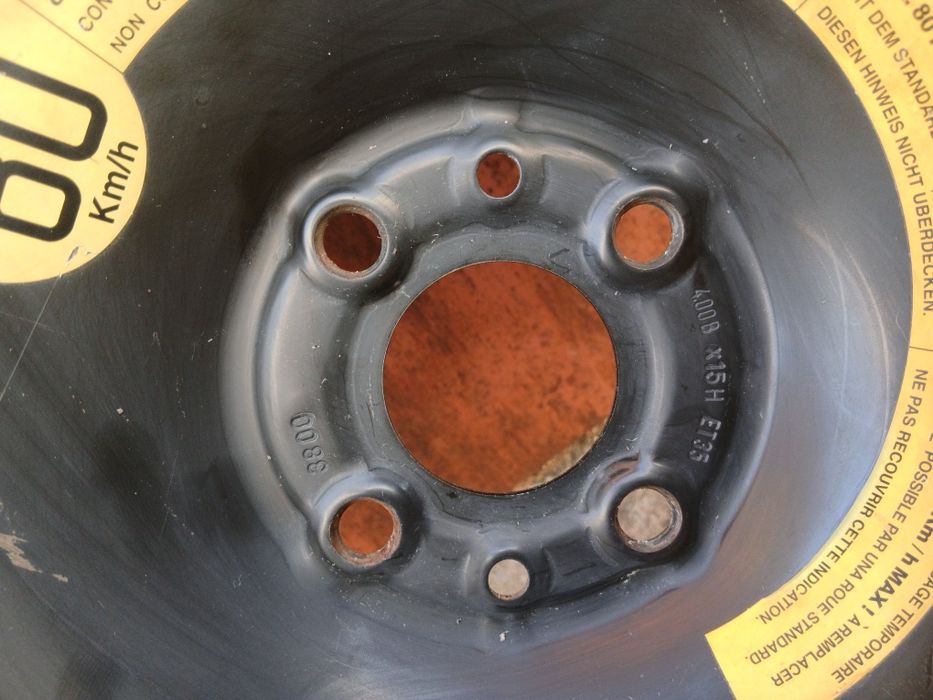 Резервна гума патерица 15 цола 4х98 58.1мм Fiat Alfa Lancia Фиат Bravo