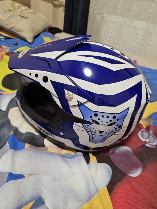 Casca Leopard enduro pentru bicicleta sau atv si ochelari pentru copii