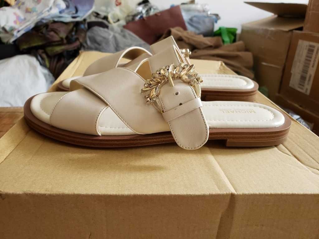 Michael Kors чехли естествена кожа, НОВИ