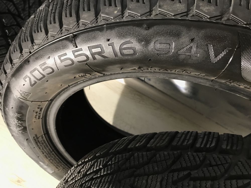 4х Гуми Nankang Winter Activa4 205/55 R16 Зимни