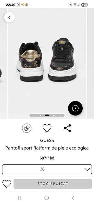 Adidasi guess! Ca noi!dovada factura !