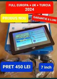 Gps 7 inch camion/autoturism/autocar 2024 Full Europa Garantie Windows