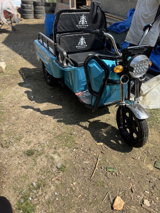 Triciclu electric nou, un ciclu de incarcare!