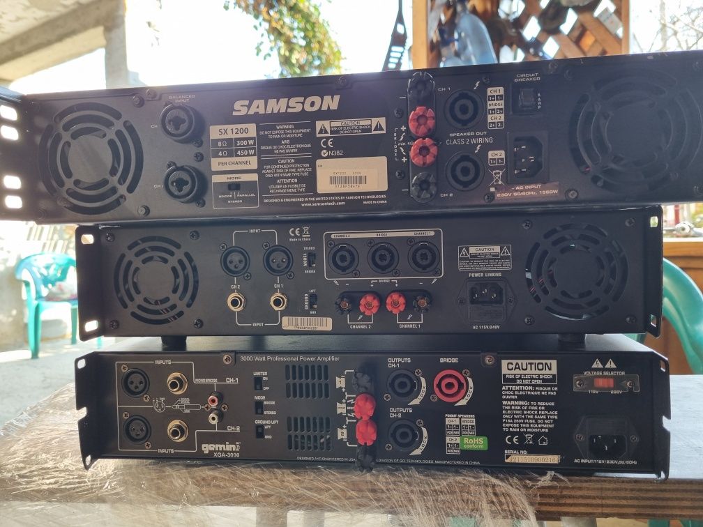 Amplificator,putere gemini XGA 3000,Samson SX1200