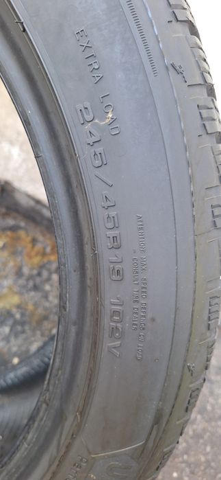 7.8мм! 245 45 19 Goodyear ultragrip performance 3