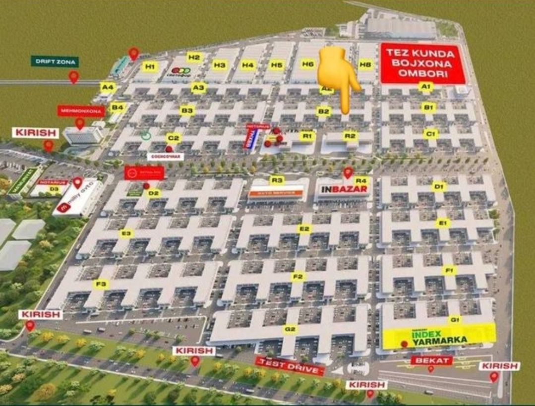 Tashkent Indexda do'kon sotiladi B2 Blokdan