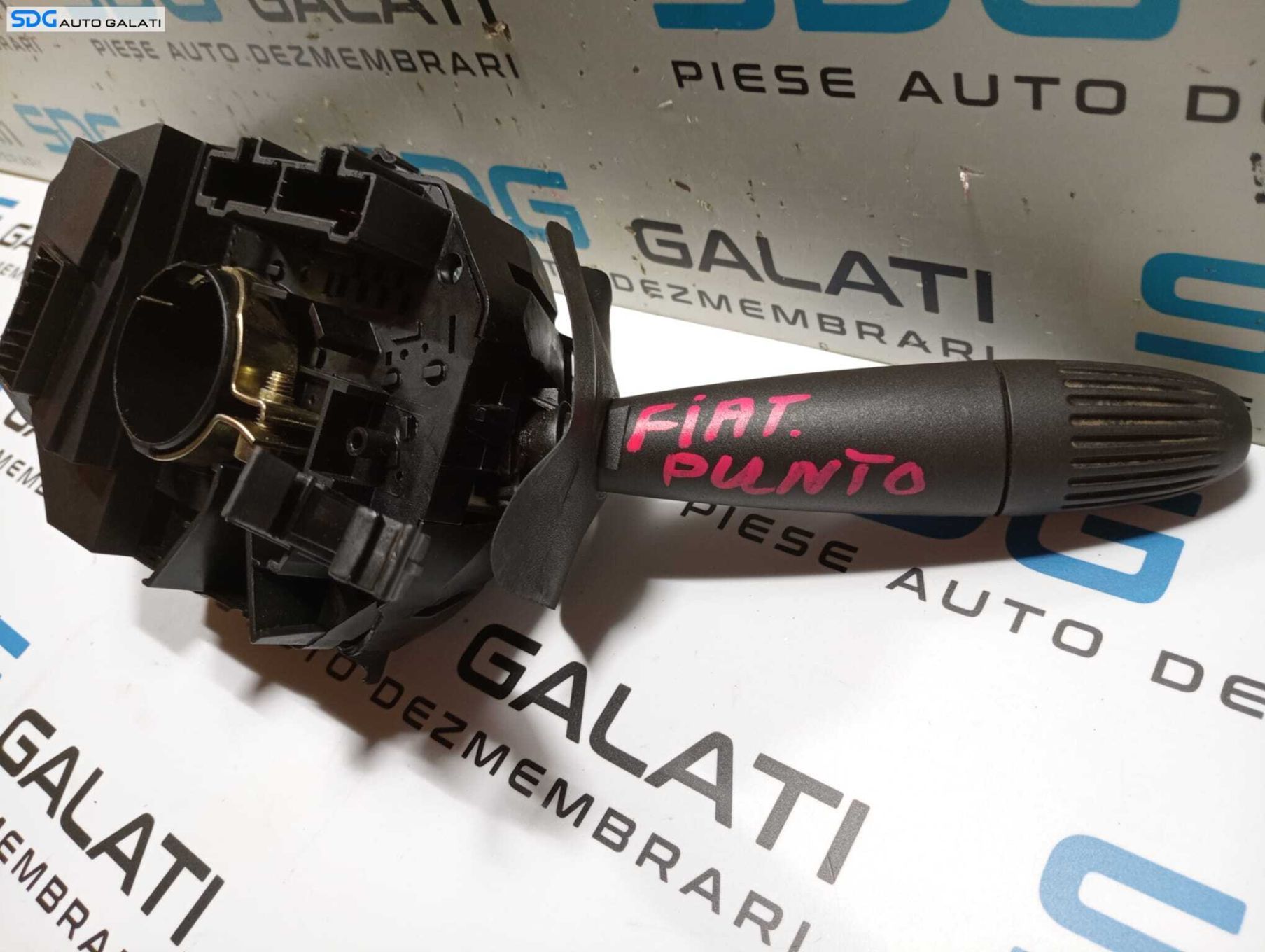 Ansamblu Maneta Manete Bloc Lumini Faza Lunga Scurta Semnalizare Stergatoare Fiat Punto 2005 - 2012 Cod 00400088 [M5966]