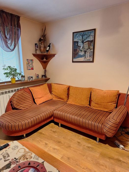 ПОДАРЯВА СЕ!Ъглов Диван с лява лежанка