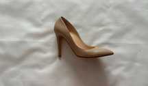Pantofi stiletto, MUSETTE, piele bej, marimea 38