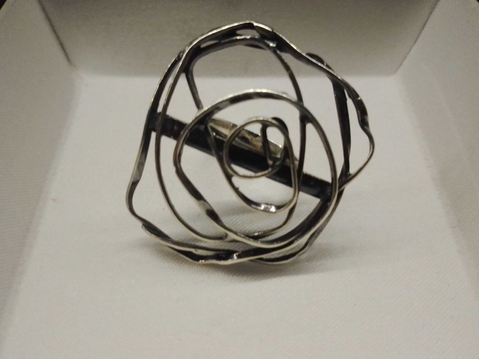 Комплект сребърни висулка и пръстен