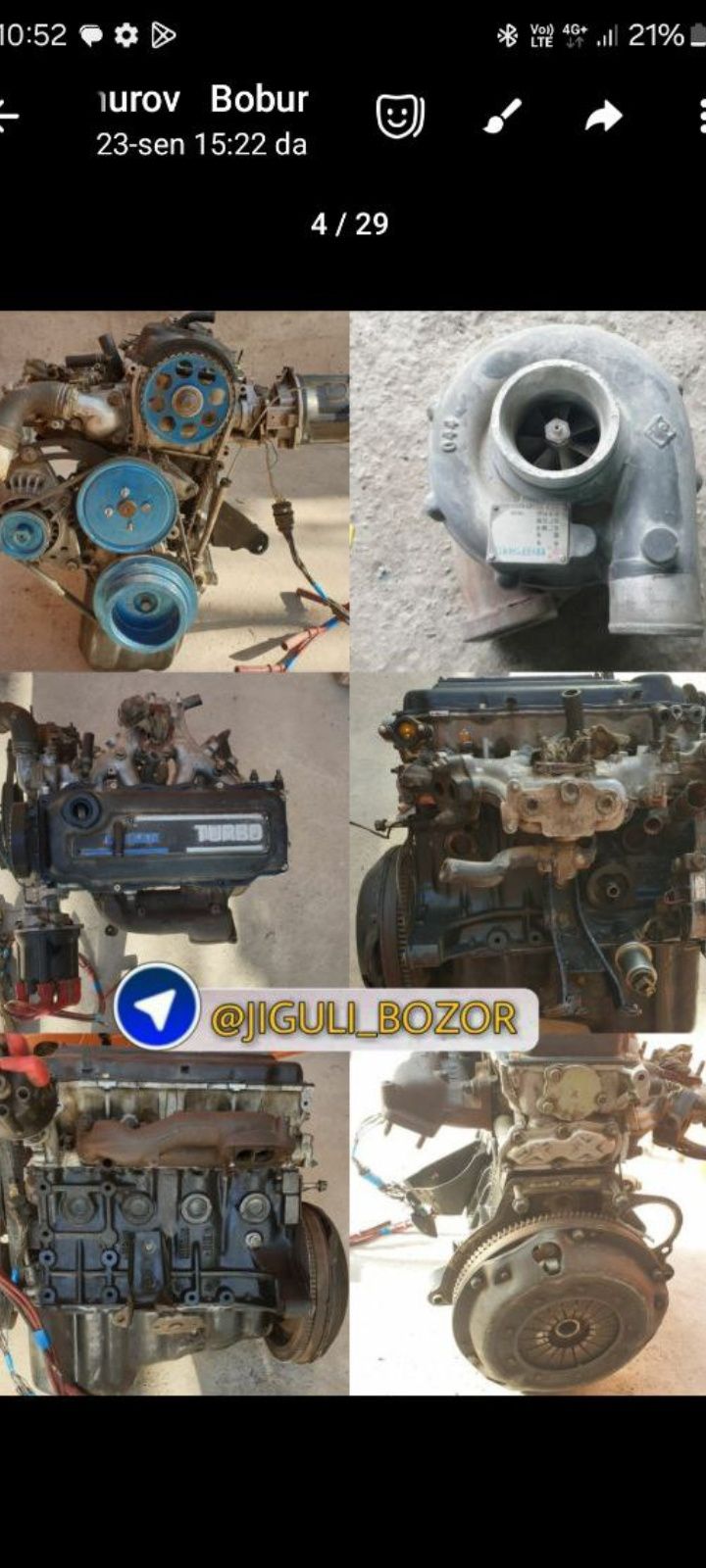 Waz 2106 ga 1.8 turbine mator