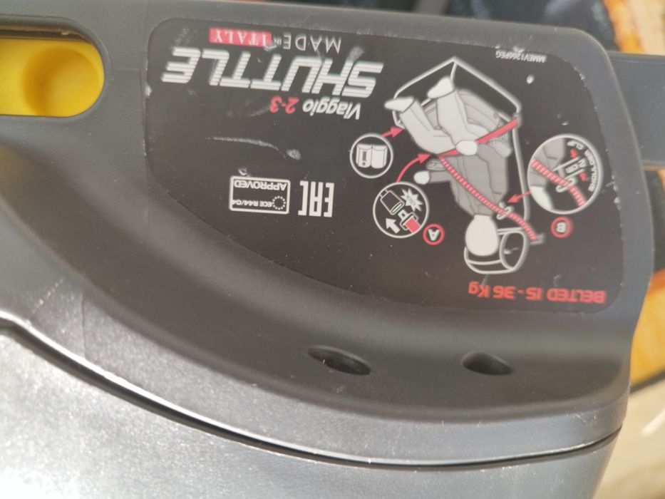 Înălțător auto PegPerego, Viaggio 2-3 Shuttle , 15-36 kg