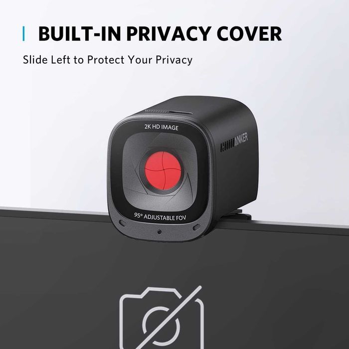 AnkerWork C200 2K HD Webcam,HDR уебкамера